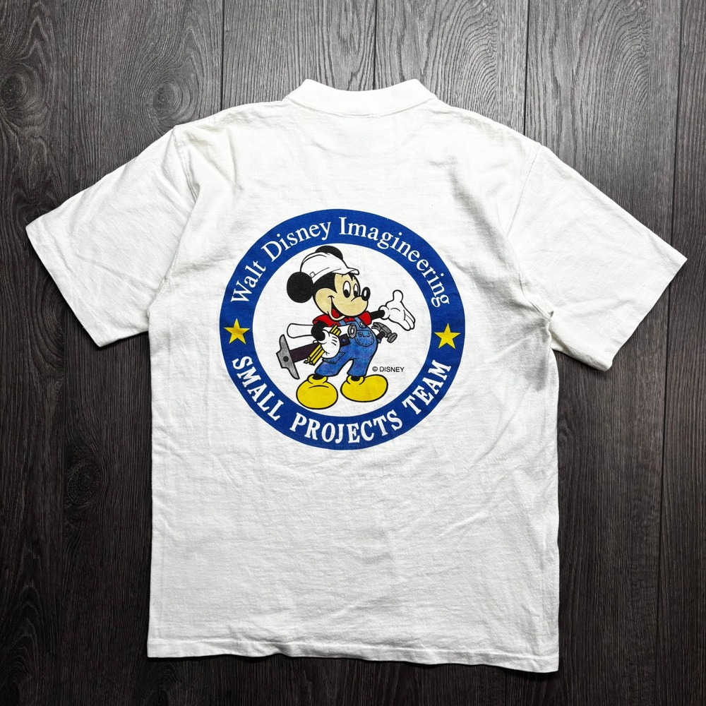 Vintage Walt Disney Imagineering Star Tours 1994 Large Mickey Cast Shirt Rare